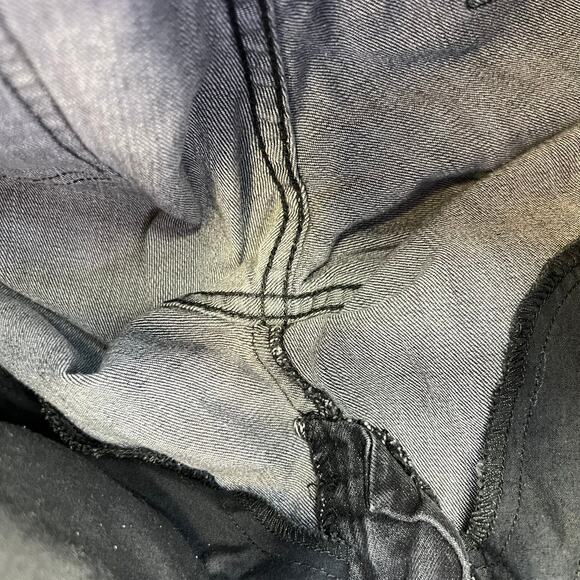 Free People Jeans Women's 27 (4) Black Classic Skinny Raw Hem Preppy Normcore - Picture 9 of 14